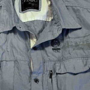 PD&C Blue Casual Button Down Shirt XL